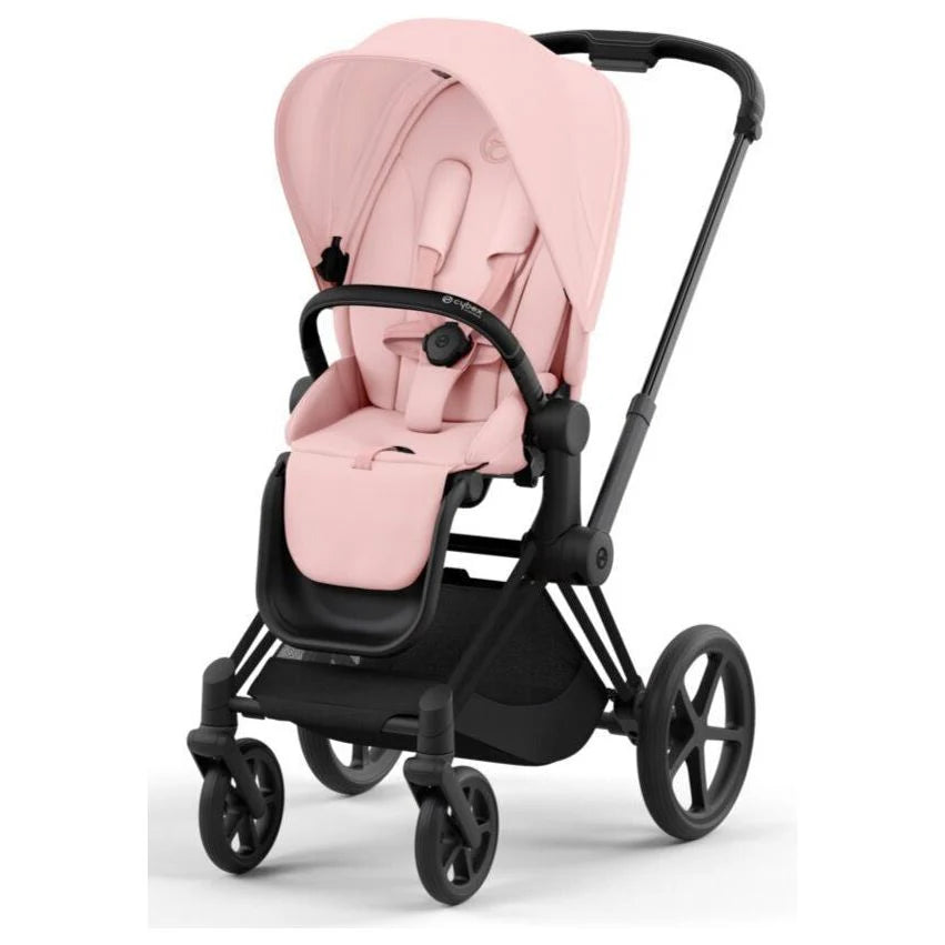CYBEX PRIAM Set Gestell in Matt Black - Peach Pink