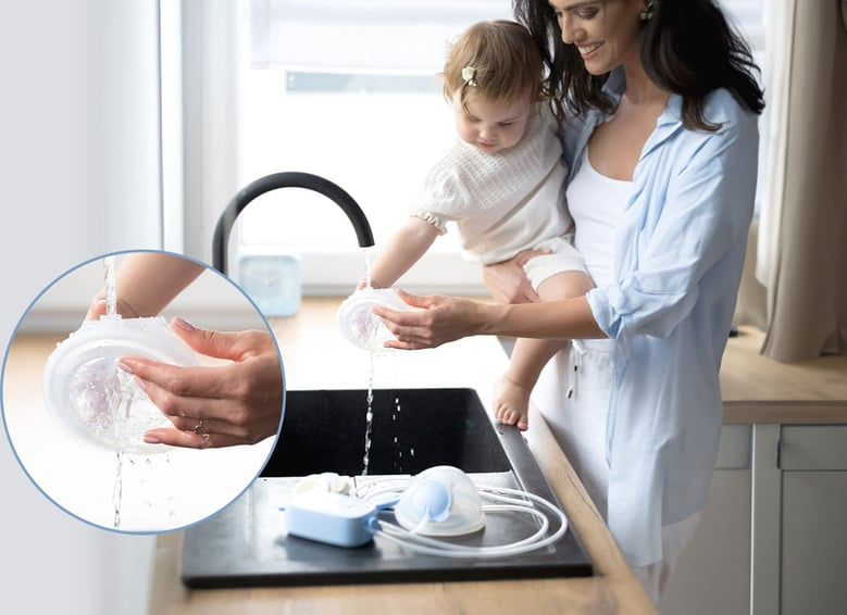 Neno Velo – 3-phasige freihändige elektronische Doppelmilchpumpe