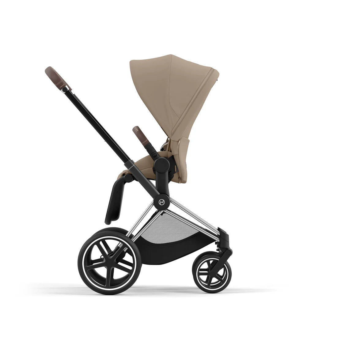 CYBEX PRIAM Set Gestell in Chrome Brown - Cozy Beige
