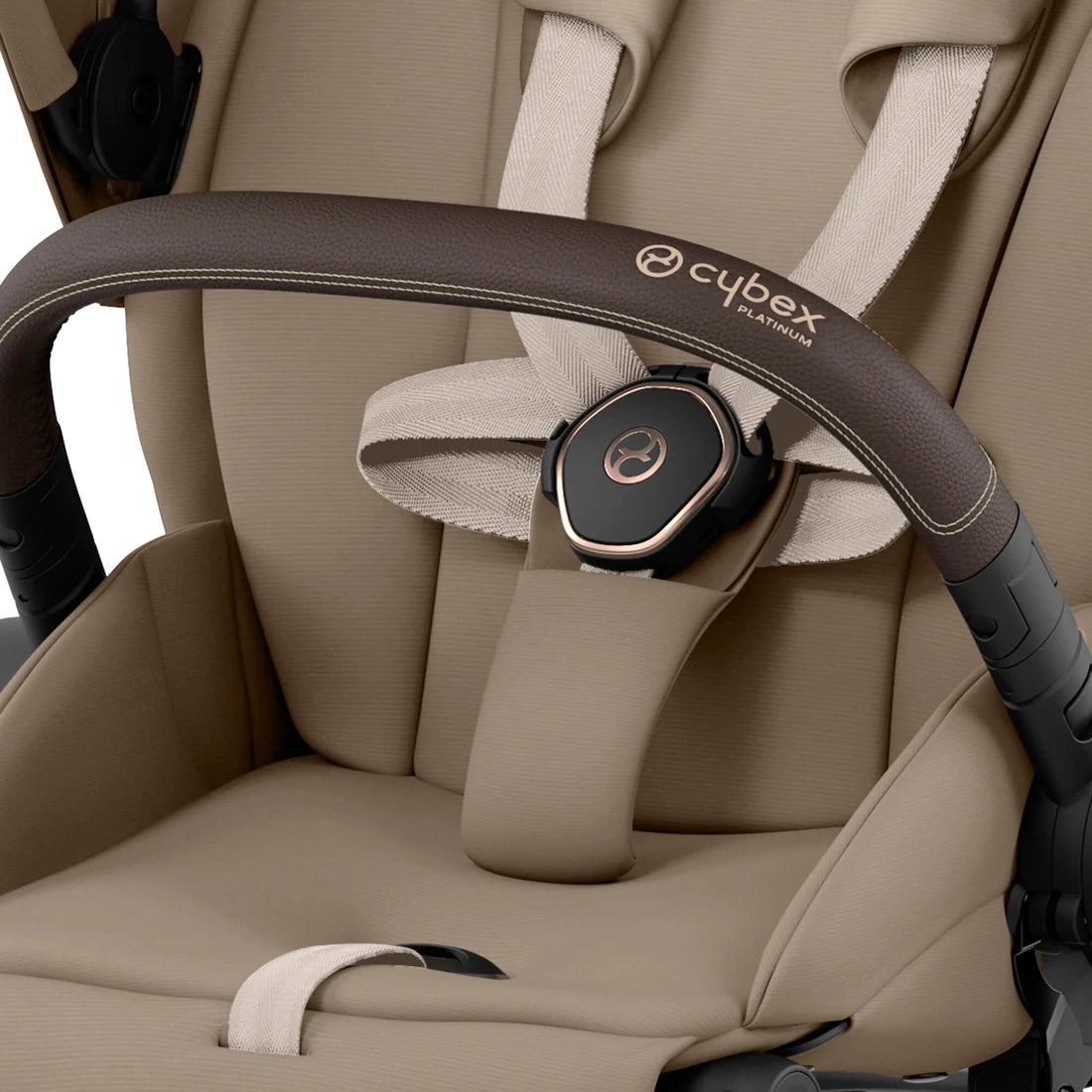 CYBEX PRIAM Set Gestell in Roségold - Cozy Beige