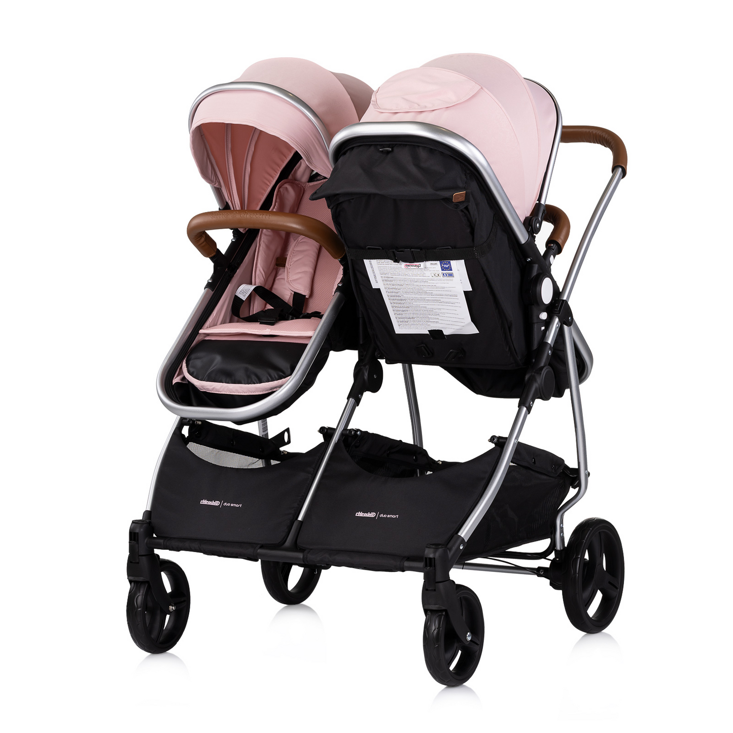 KINDERWAGEN FÜR ZWEI KINDER DUO SMART PINK