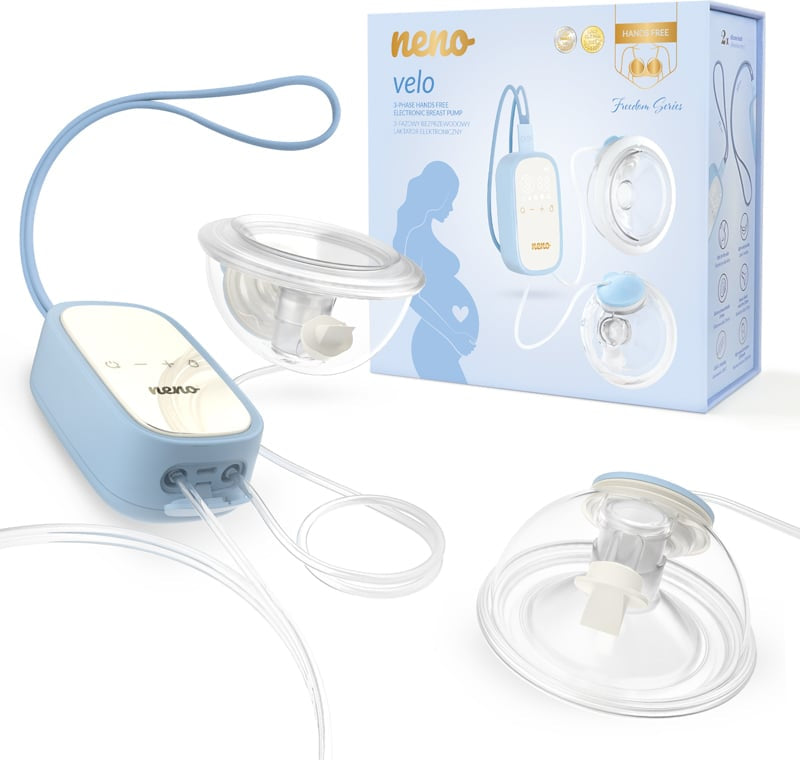 Neno Velo – 3-phasige freihändige elektronische Doppelmilchpumpe