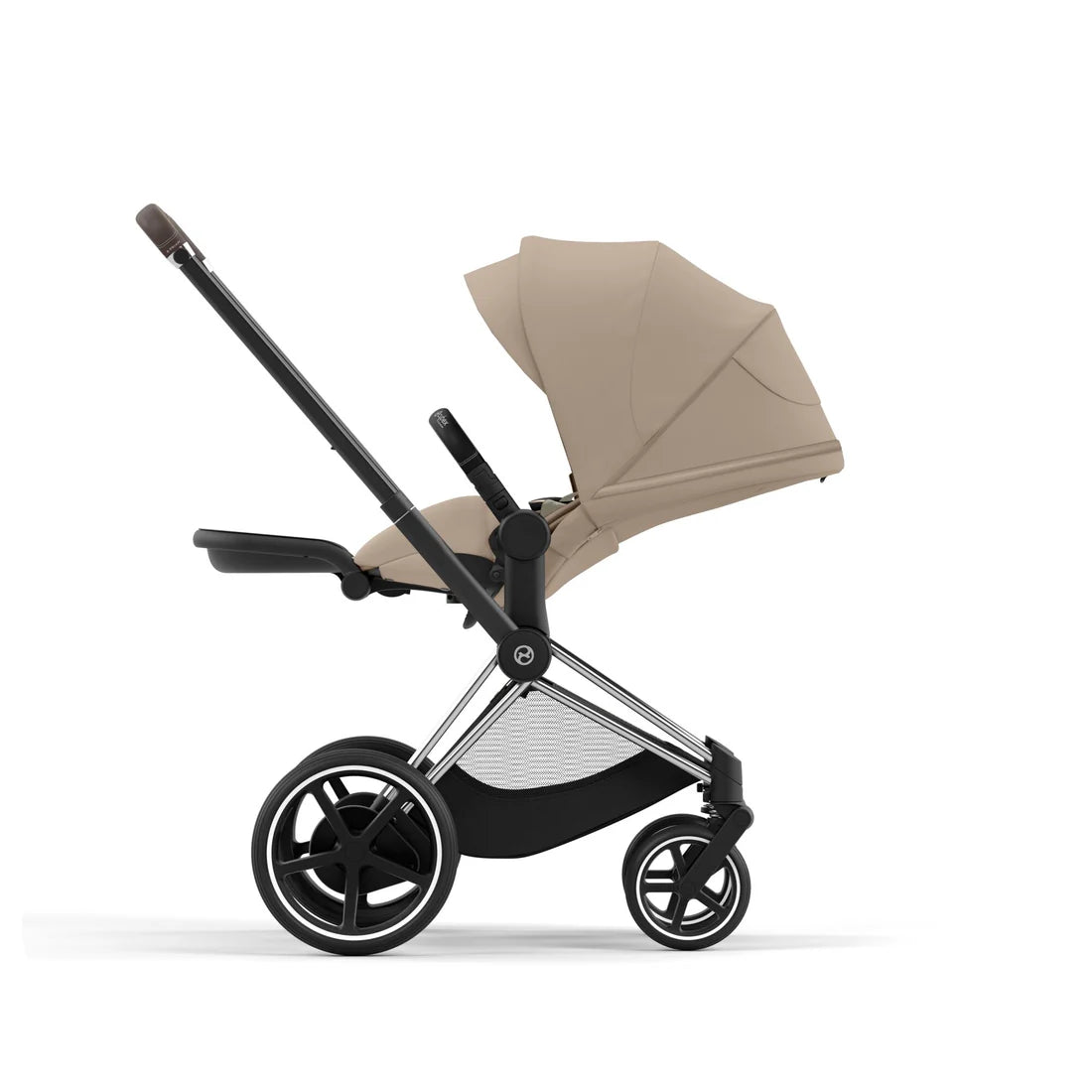 CYBEX e-PRIAM Set Gestell in Chrome Brown - Cozy Beige