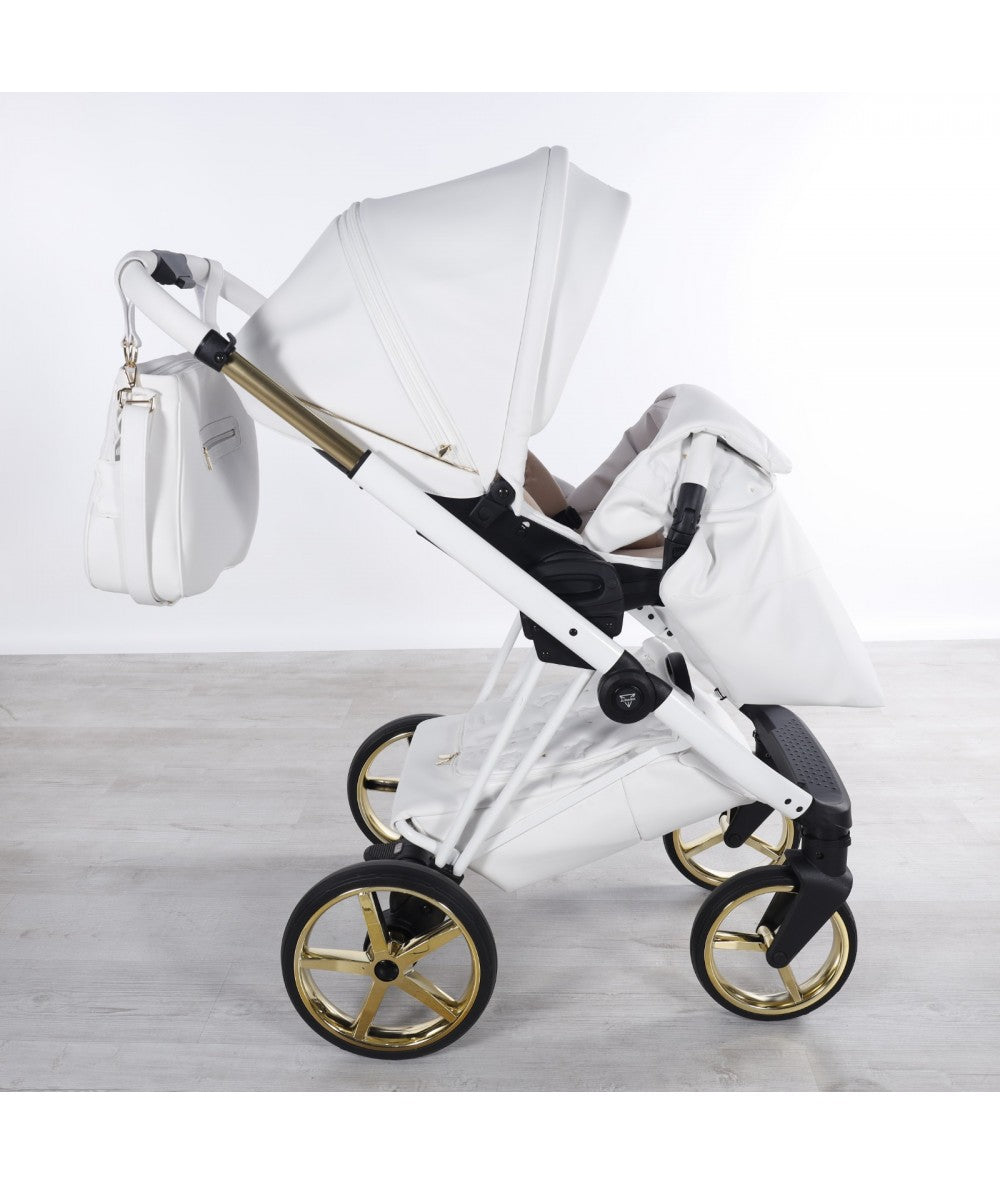 Junama Diamond Cubby Kombi-Kinderwagen - White
