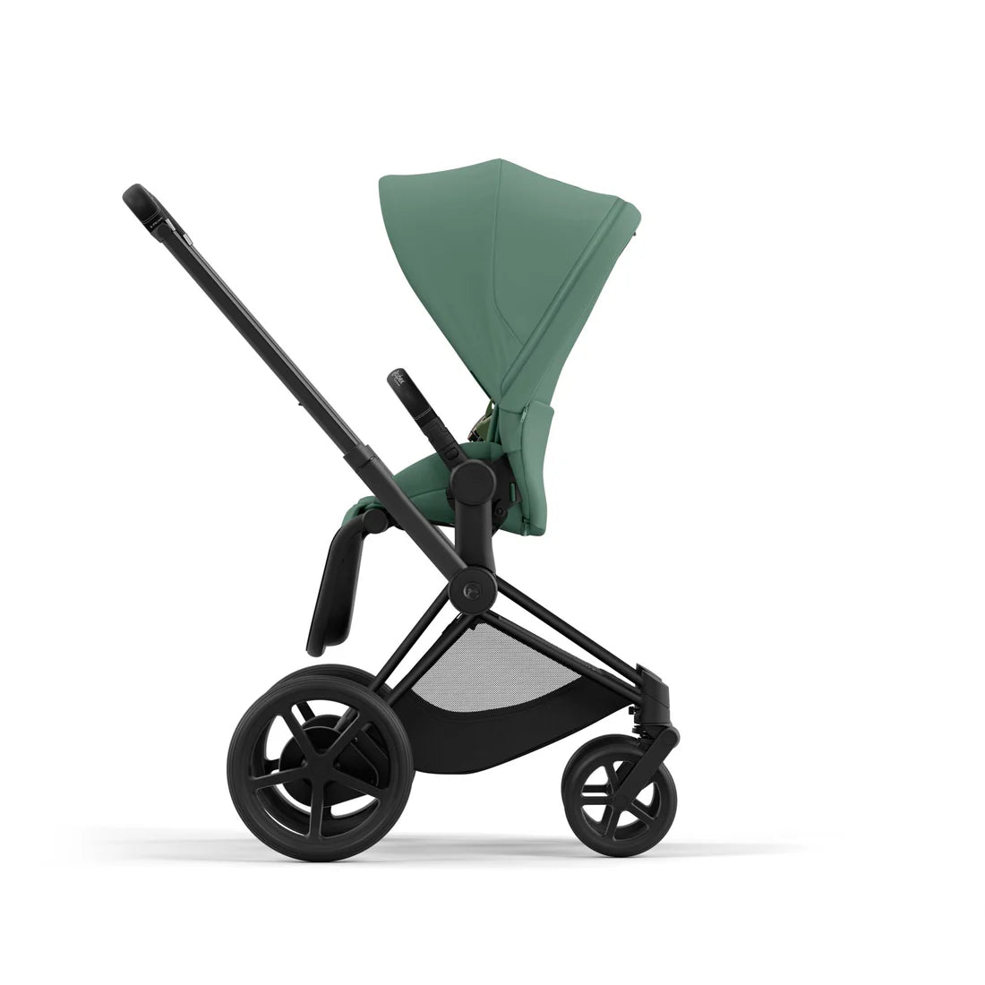 CYBEX e-PRIAM Set Gestell in Matt Black - Leaf Green