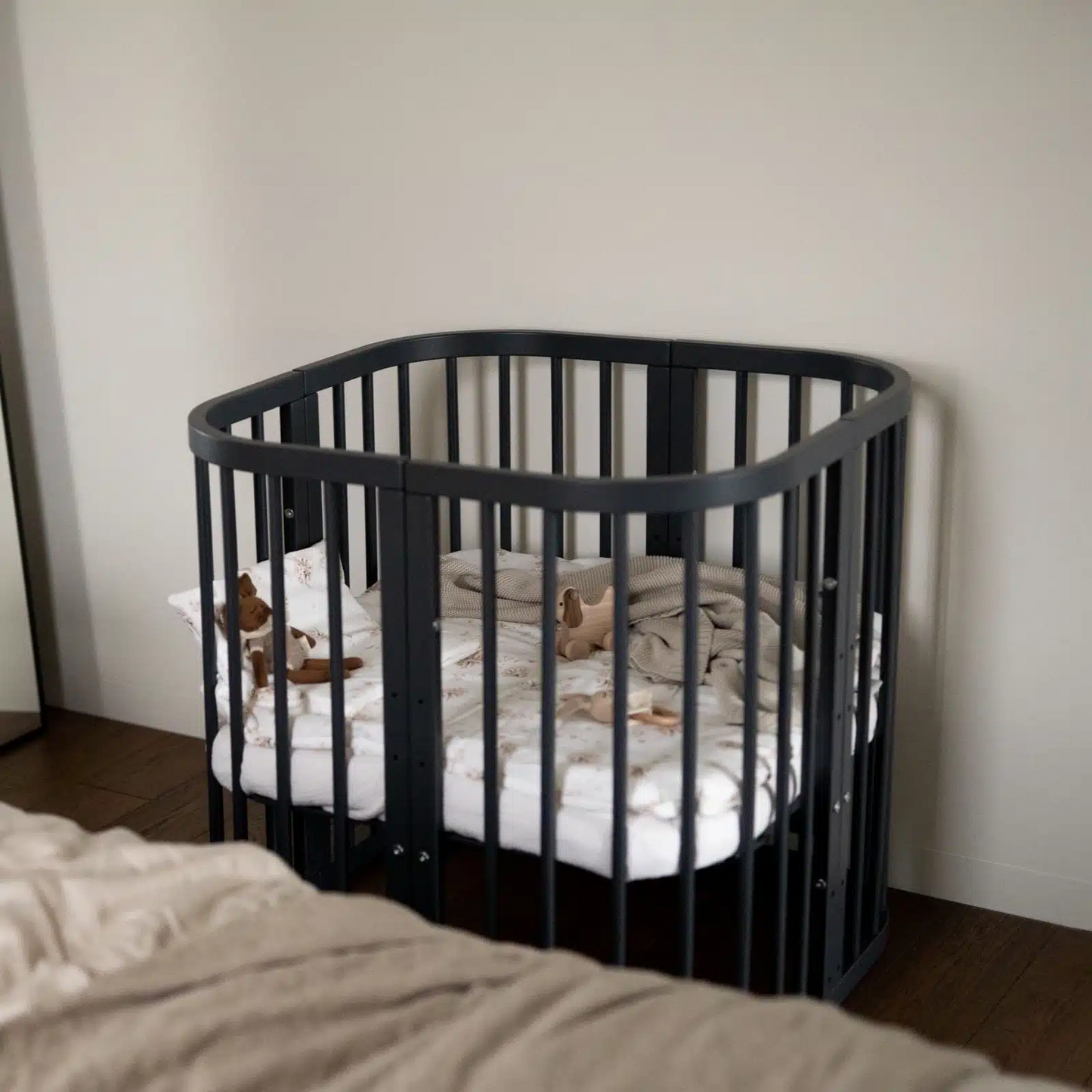 QUADRATISCHES BABYBETT - WALDIN GRAPHITE