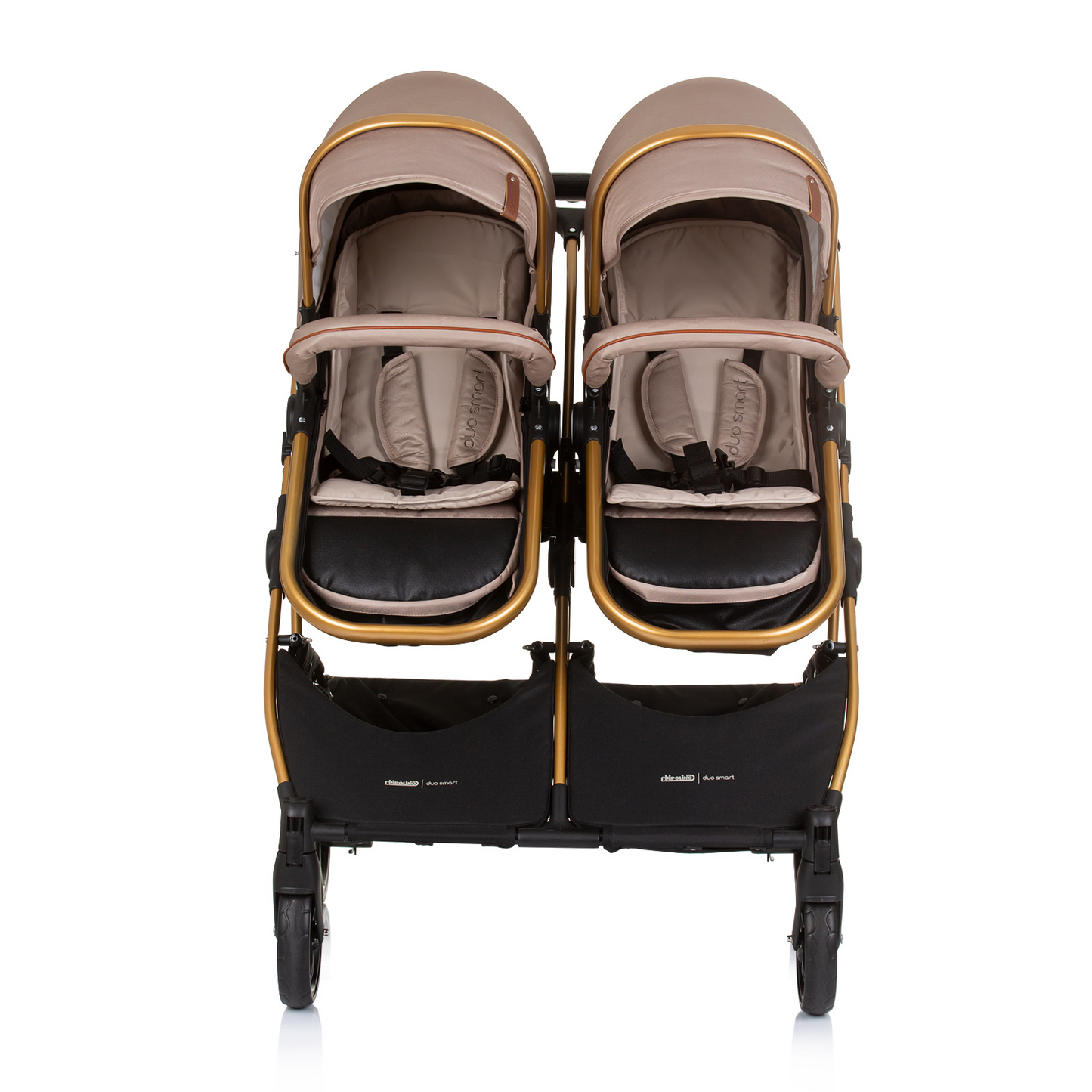 KINDERWAGEN FÜR ZWEI KINDER DUO SMART GOLDBEIGE