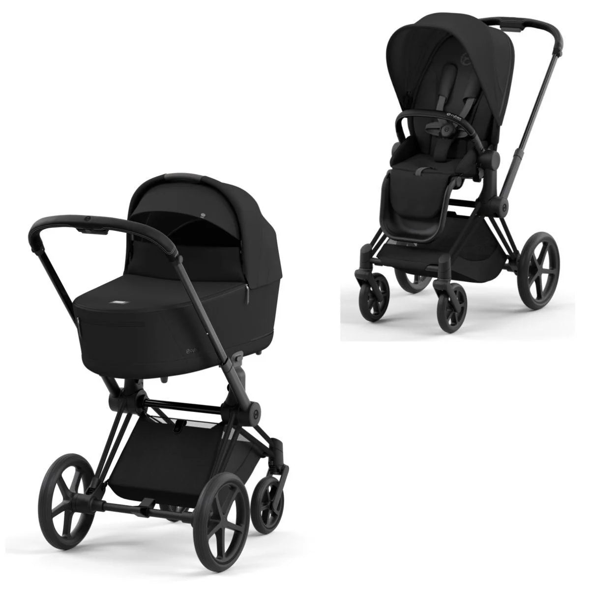 CYBEX PRIAM Set Gestell in Matt Black - Sepia Black