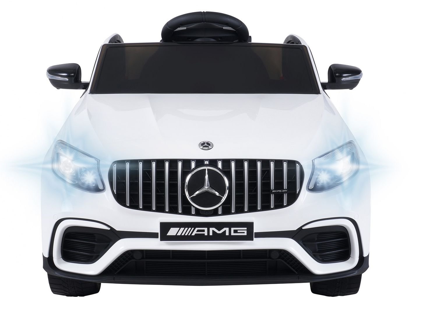 Kinder-Elektroauto Mercedes AMG GLC 63S Coupé, 4x4-Antrieb, Fernbedienung, 140 Watt, LED, EVA-Reifen