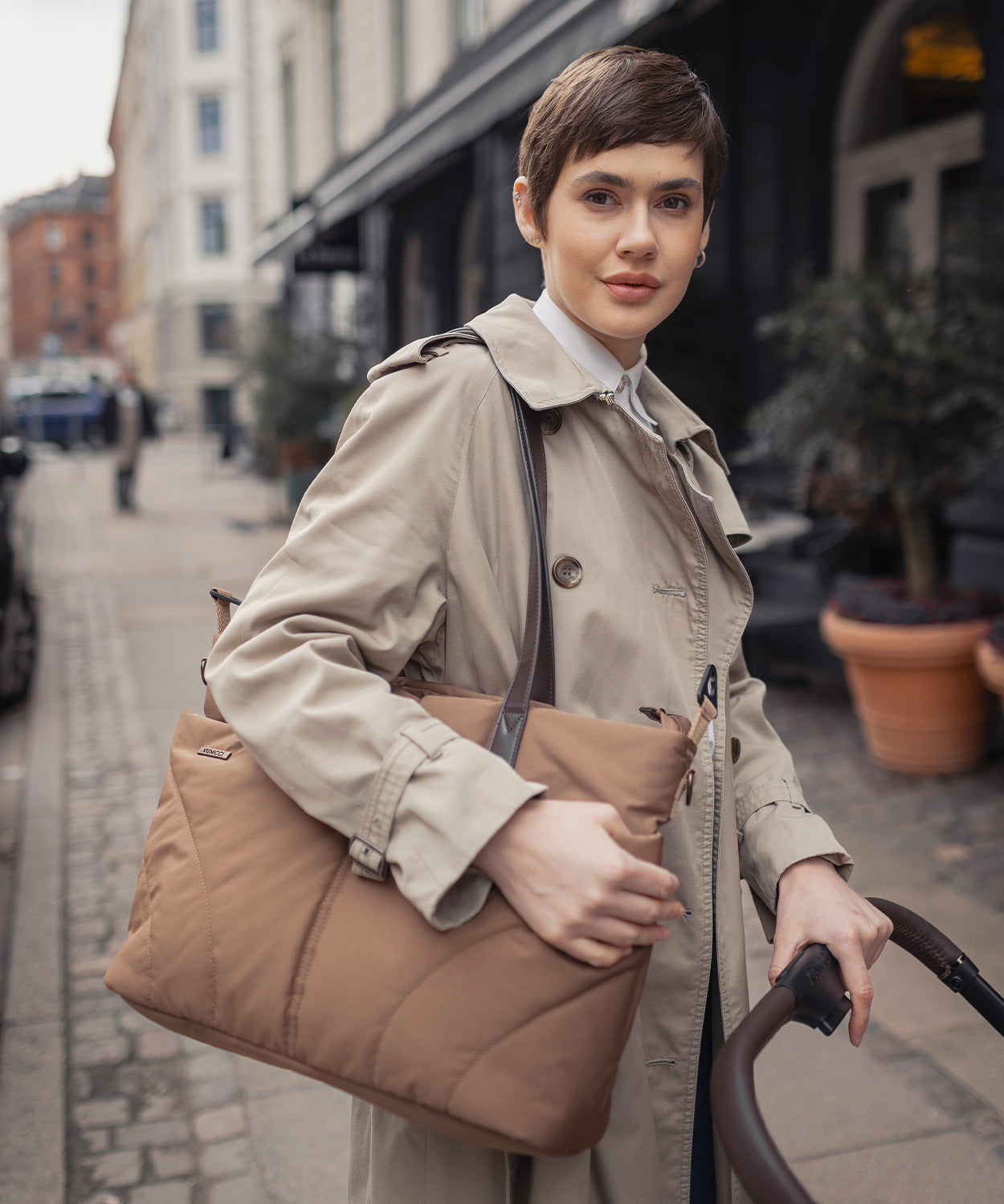 VENICCI CLARO „CARAMEL“ - 2-in-1 Kinderwagen