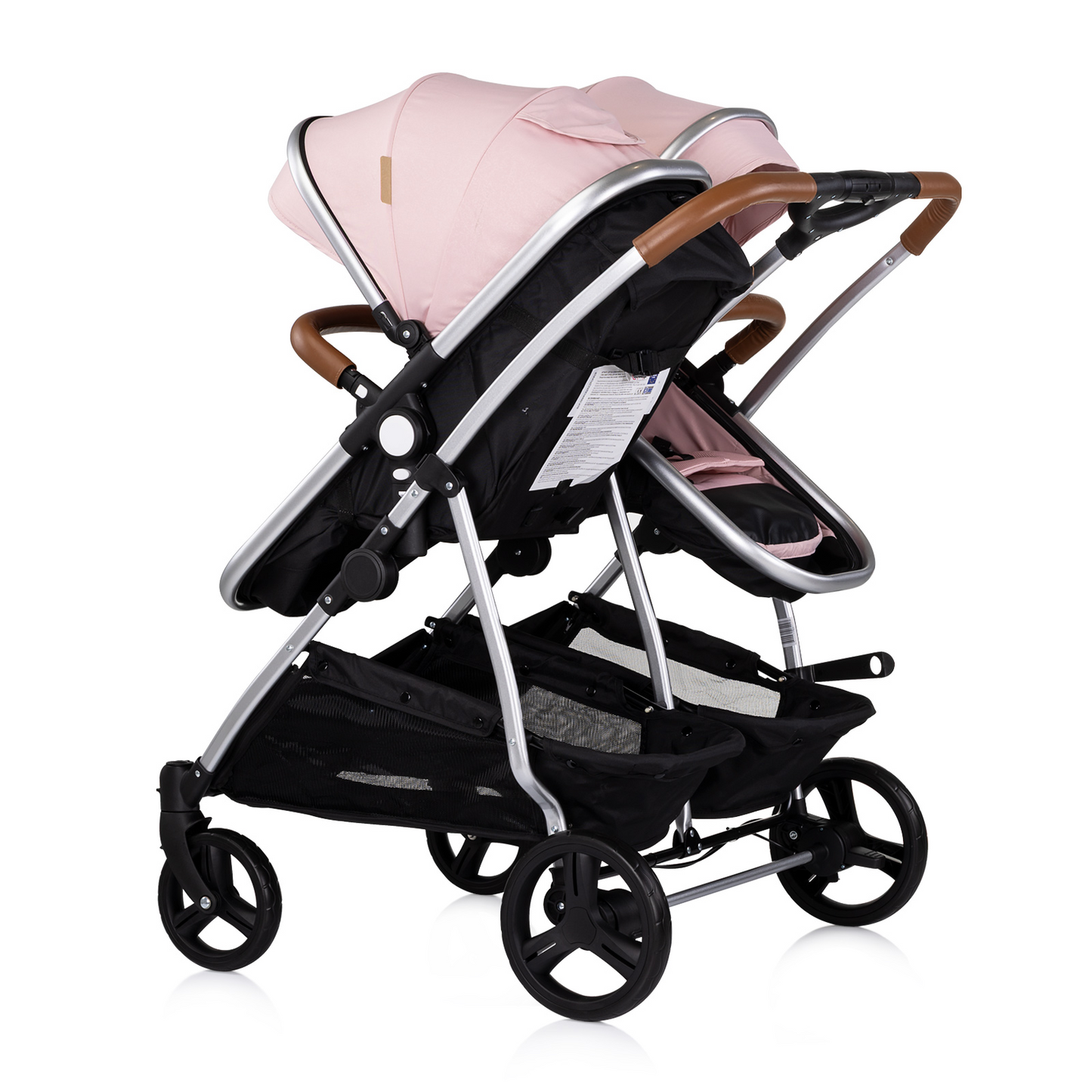 KINDERWAGEN FÜR ZWEI KINDER DUO SMART PINK