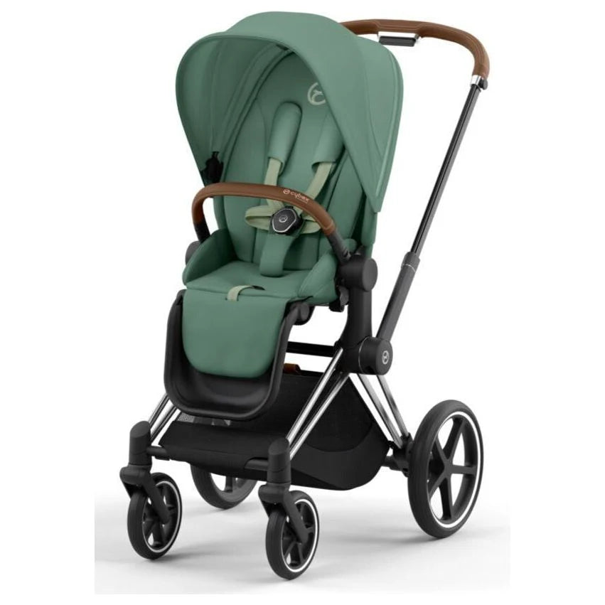 CYBEX PRIAM Set Gestell in Chrome Brown - Leaf Green