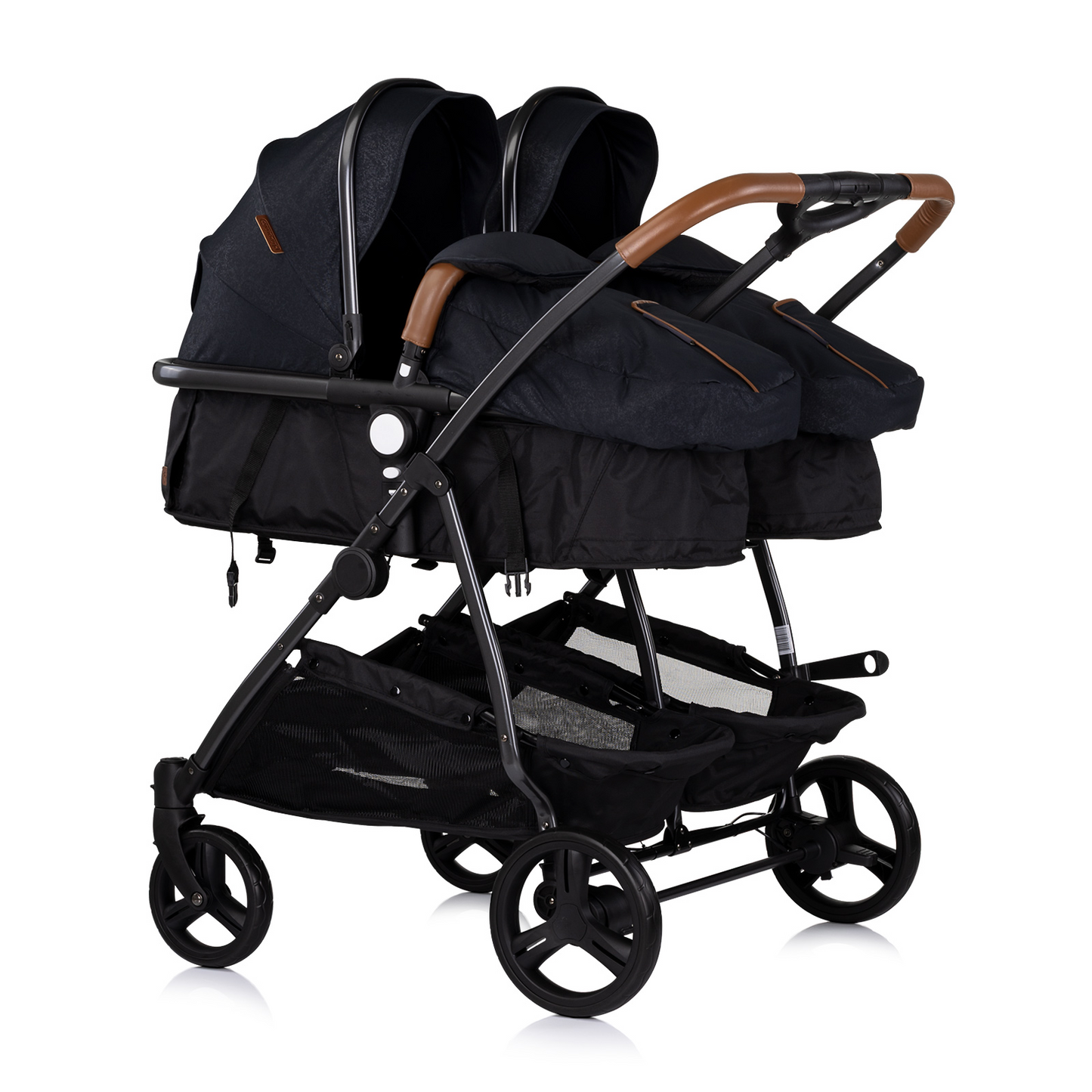 KINDERWAGEN FÜR ZWEI KINDER DUO SMART BLACK