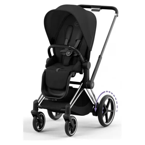 CYBEX e-PRIAM Set Gestell in Chrome Black - Sepia Black