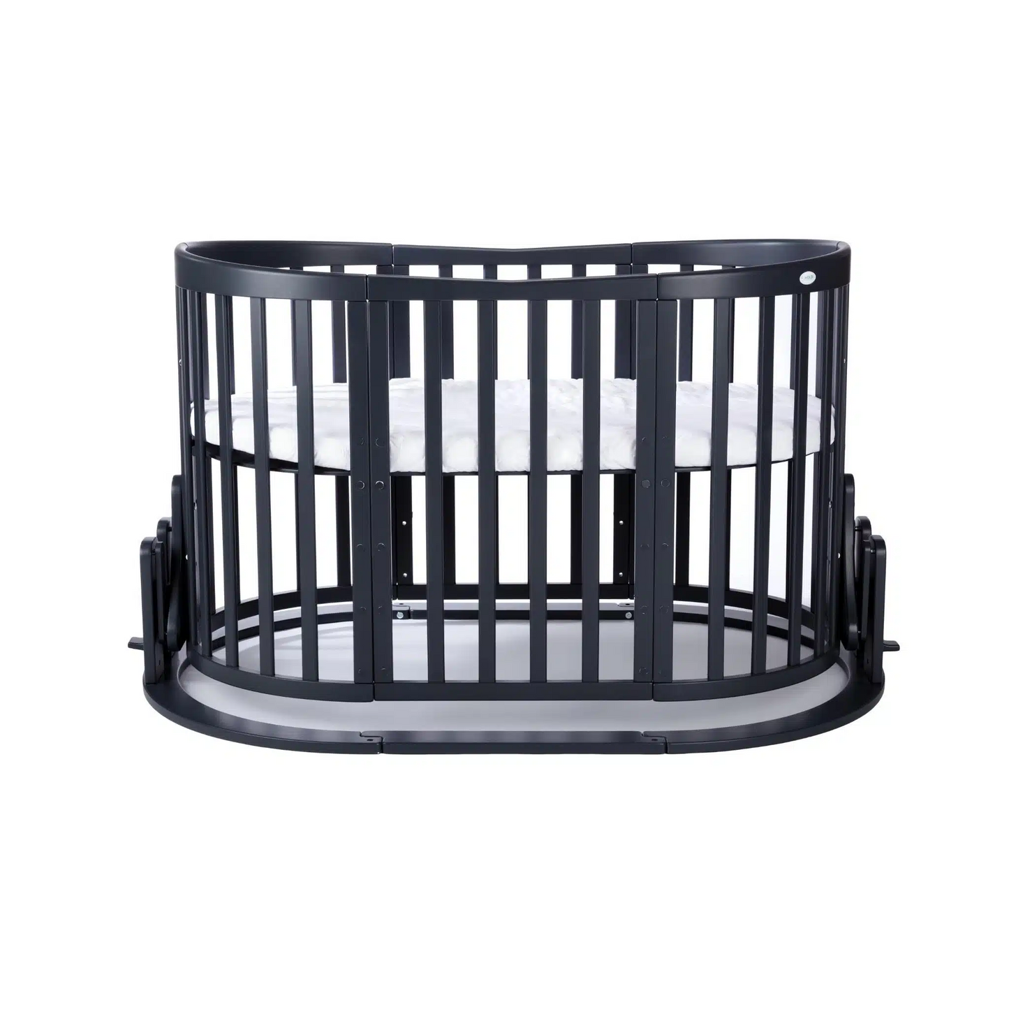 Wiegenaufsatz für 7-in-Babybett OVAL Graphite