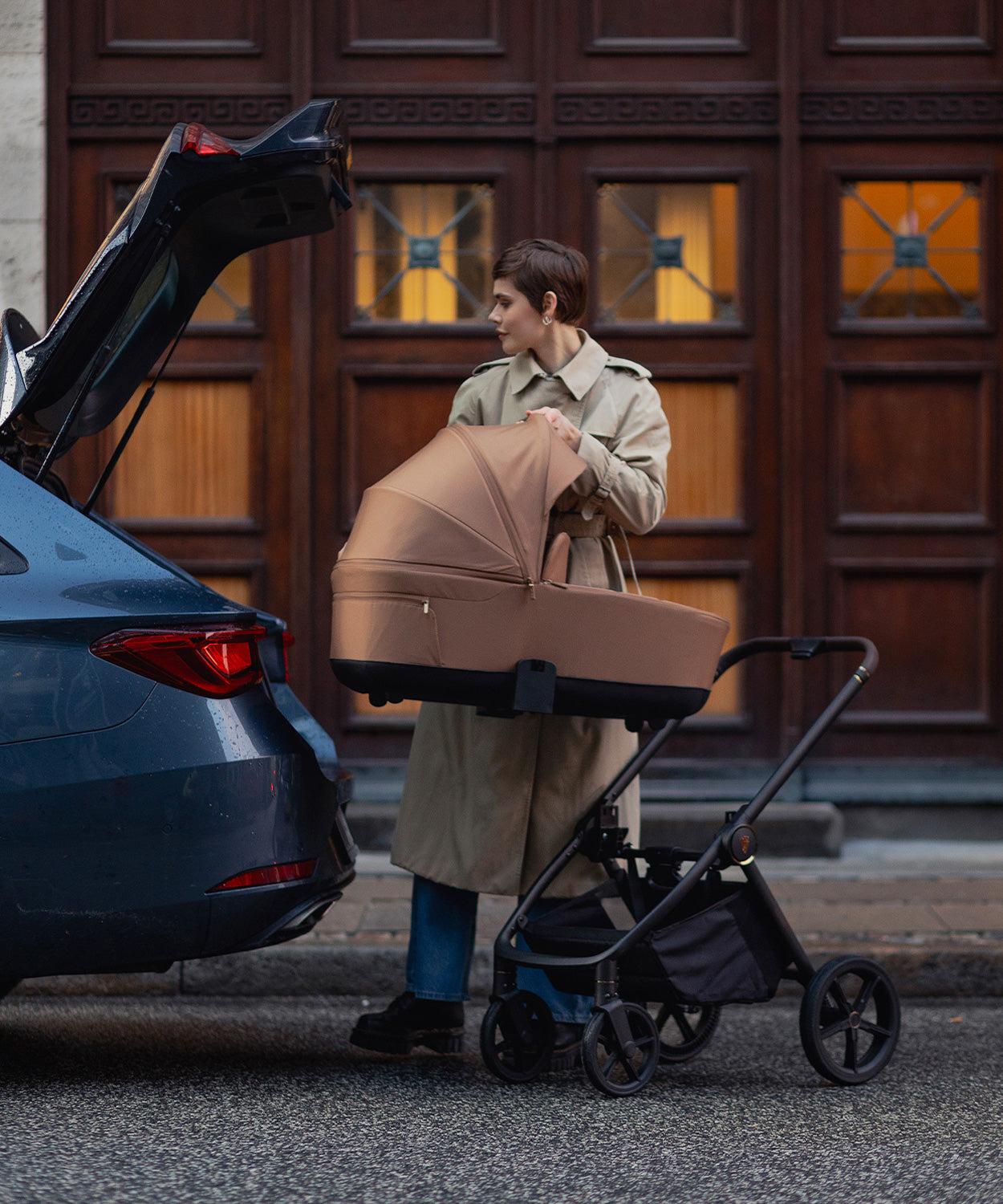 VENICCI CLARO „CARAMEL“ - 2-in-1 Kinderwagen