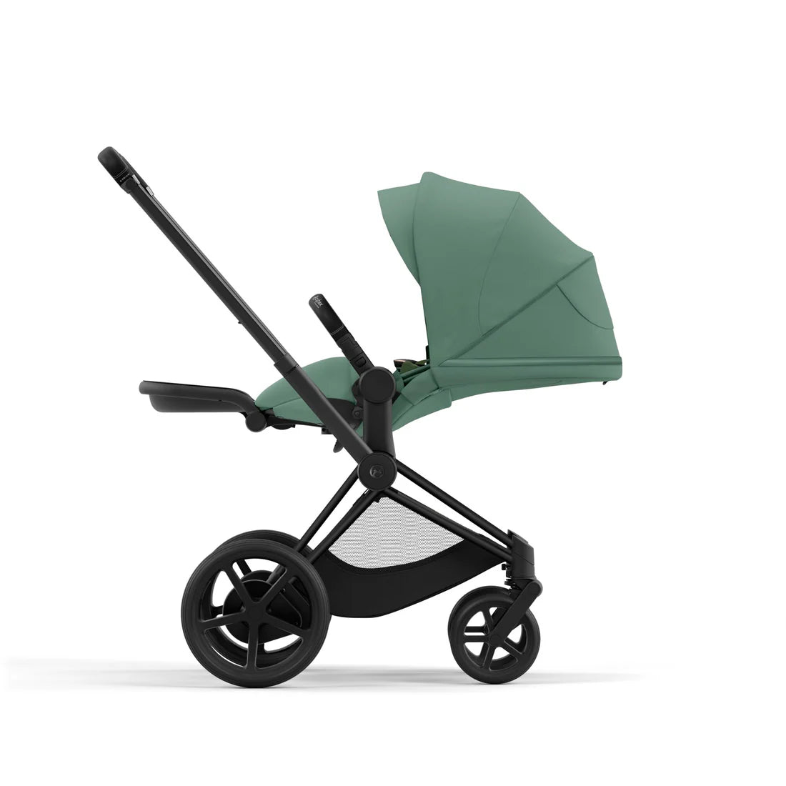 CYBEX e-PRIAM Set Gestell in Matt Black - Leaf Green