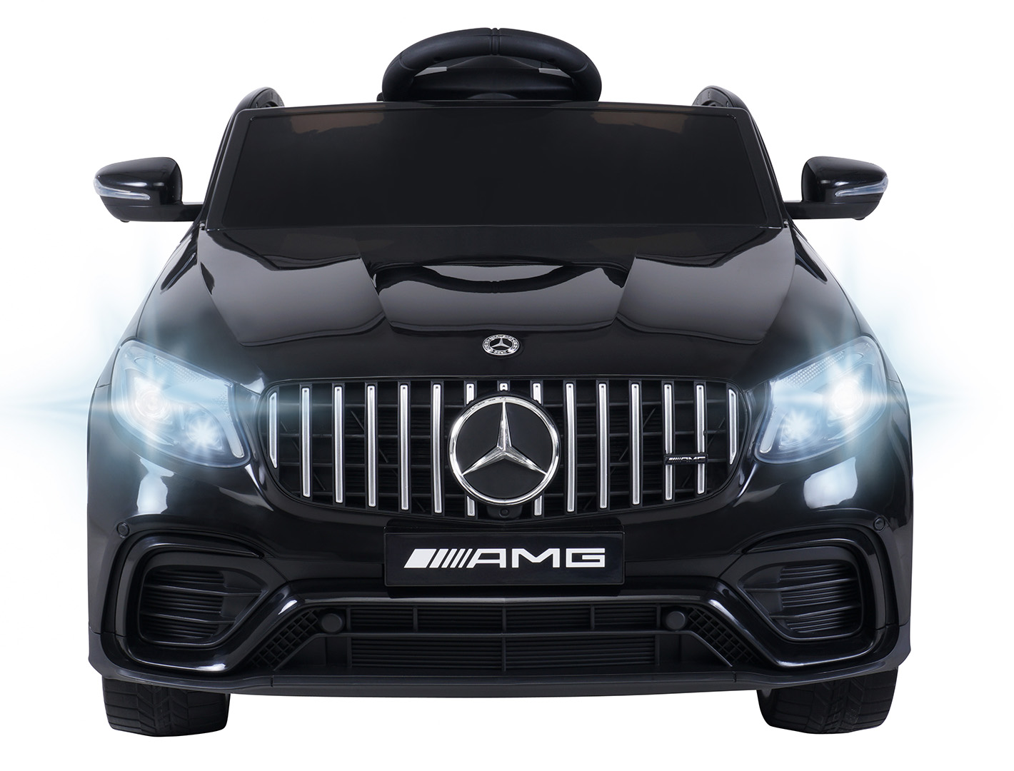 Kinder-Elektroauto Mercedes AMG GLC 63S Coupé, 4x4-Antrieb, Fernbedienung, 140 Watt, LED, EVA-Reifen