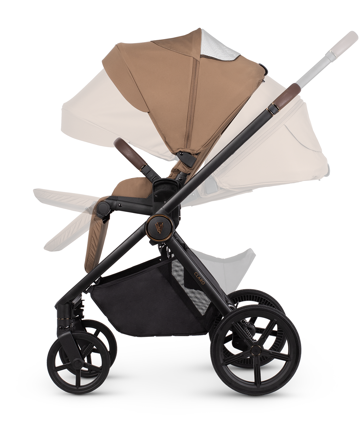 VENICCI CLARO „CARAMEL“ - 2-in-1 Kinderwagen
