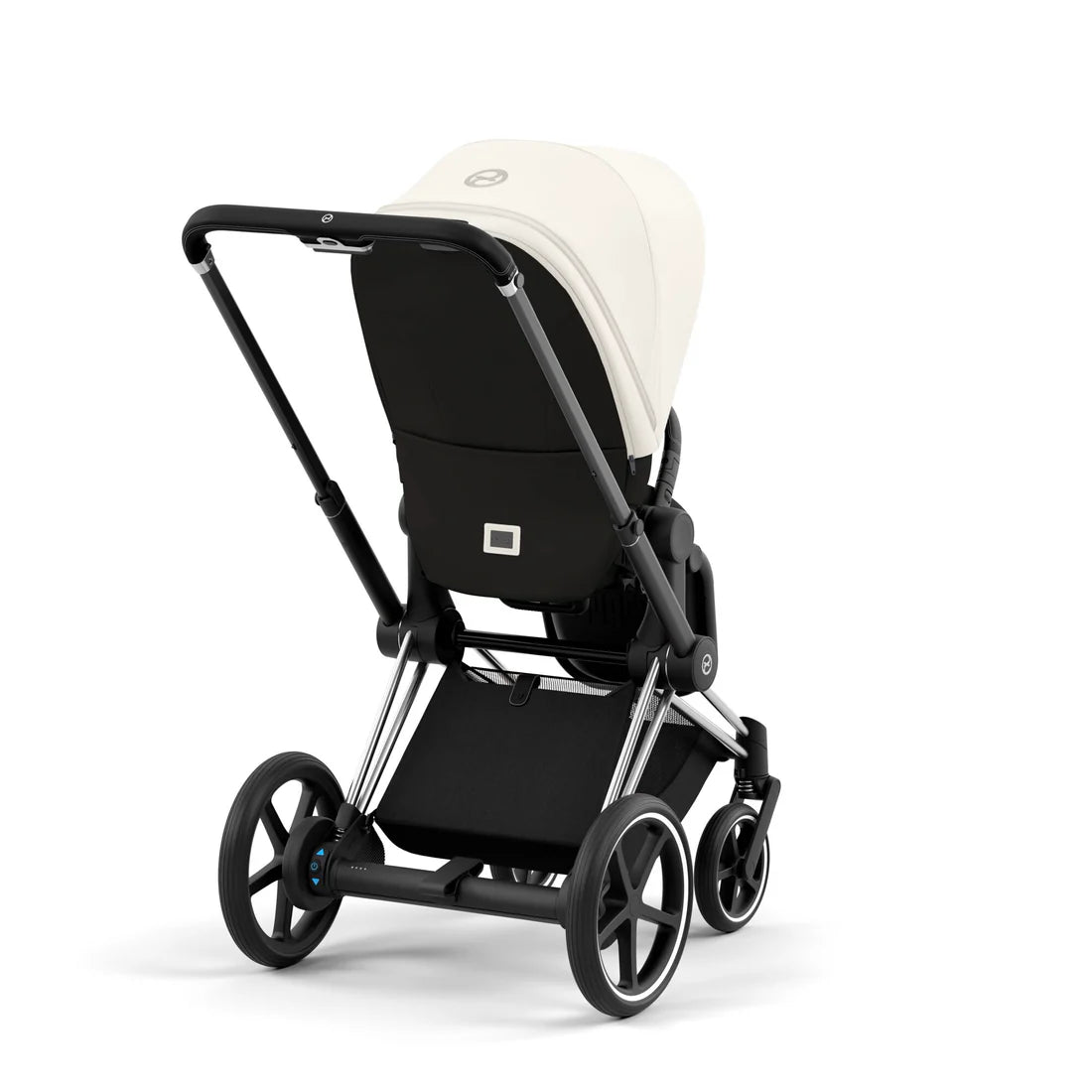 CYBEX e-PRIAM Set Gestell in Chrome Black - Off White