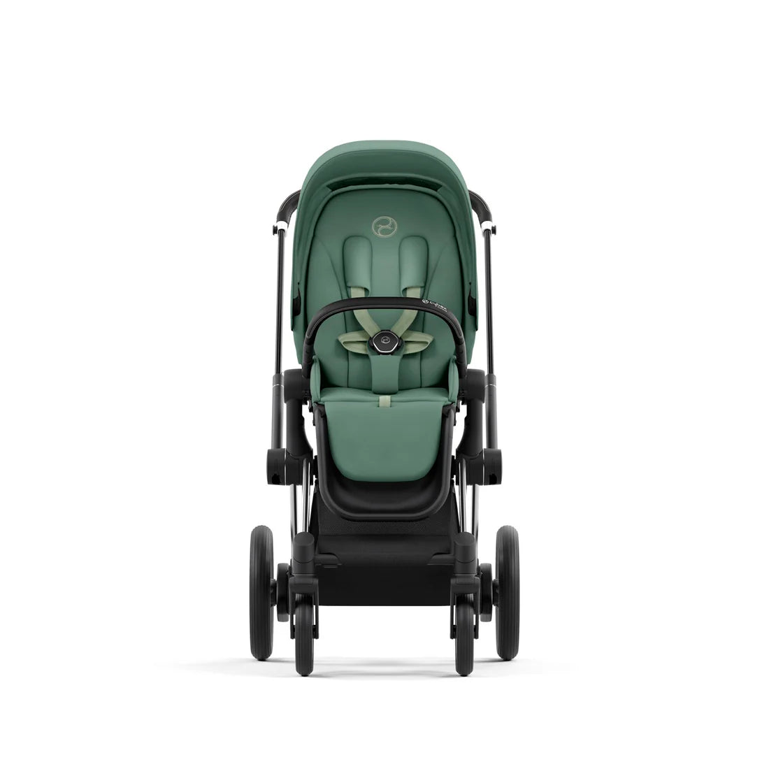 CYBEX e-PRIAM Set Gestell in Chrome Black - Leaf Green