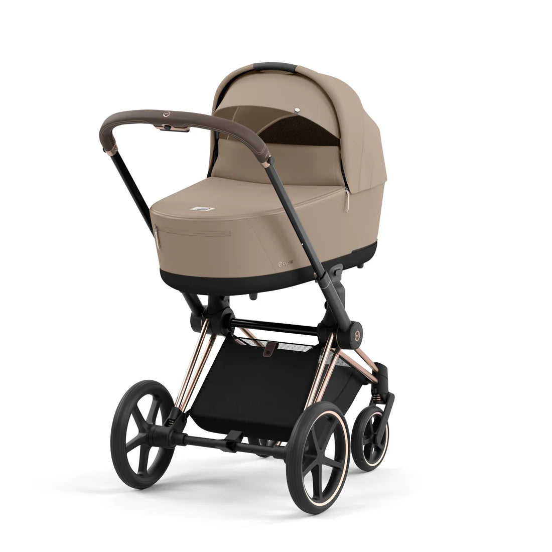CYBEX PRIAM Set Gestell in Roségold - Cozy Beige