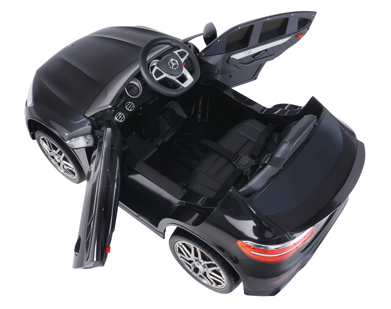 Kinder-Elektroauto Mercedes AMG GLC 63S Coupé, 4x4-Antrieb, Fernbedienung, 140 Watt, LED, EVA-Reifen