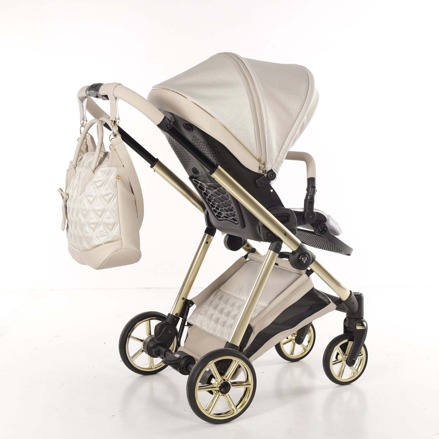 JUNAMA ELLEGANTE LAME - BEIGE / GOLD
