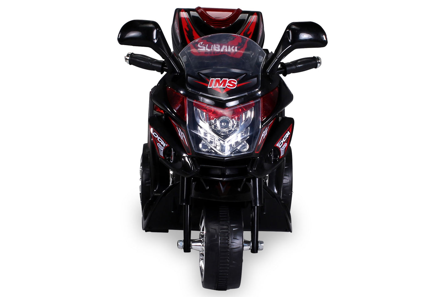 Kindermotorrad C051, Kinder-Elektro-Motorrad mit 12-Watt-Motor, LED-Scheinwerfer, 2-Gang-Getriebe