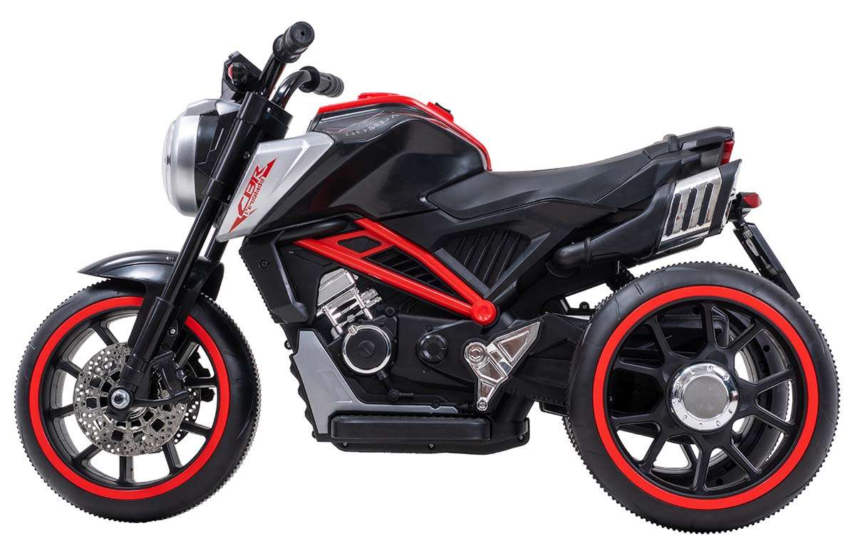 Kindermotorrad Cruiserbike, Motorsound, Bremsautomatik, 36 Watt, 2x 6 Volt, Hartplastikreifen, LED