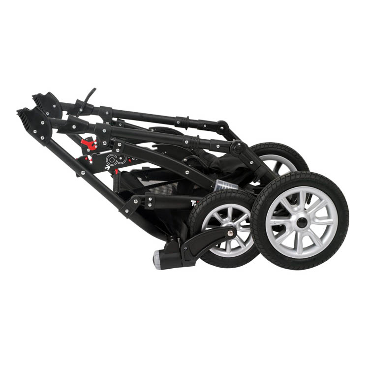 Kinderwagen „TRIPPY“ für Drillinge - TÜRKIS