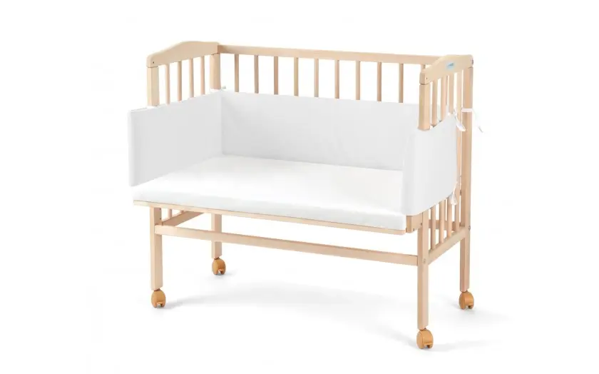 Beistellbett 2in1 mit Bezug NATURAL