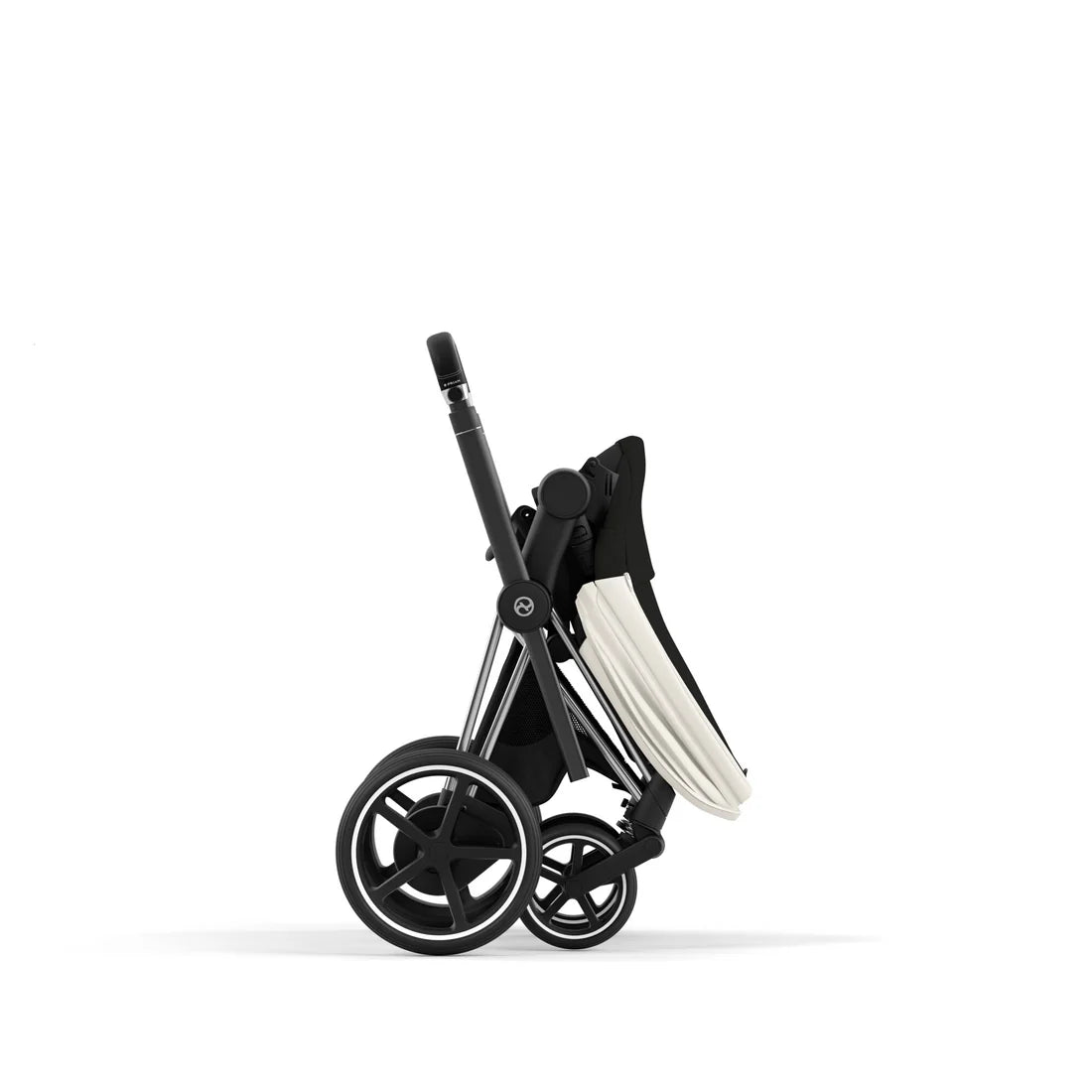 CYBEX e-PRIAM Set Gestell in Chrome Black - Off White