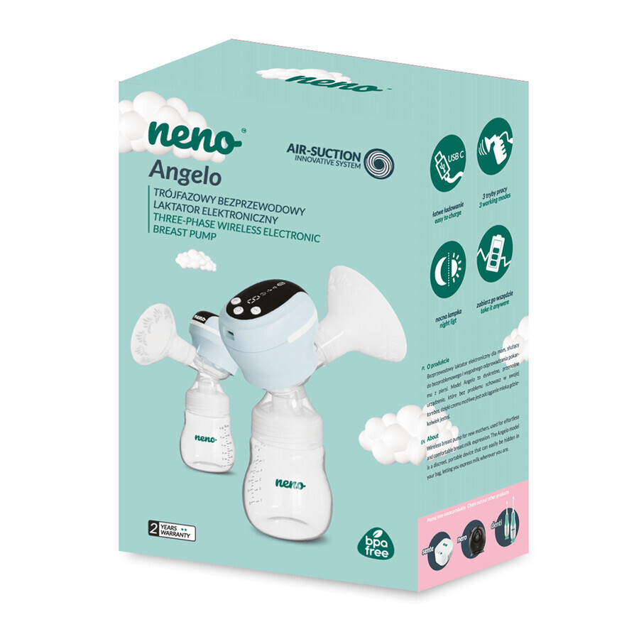 Neno Angelo – 3-Phasen-Milchpumpe ohne Kabel
