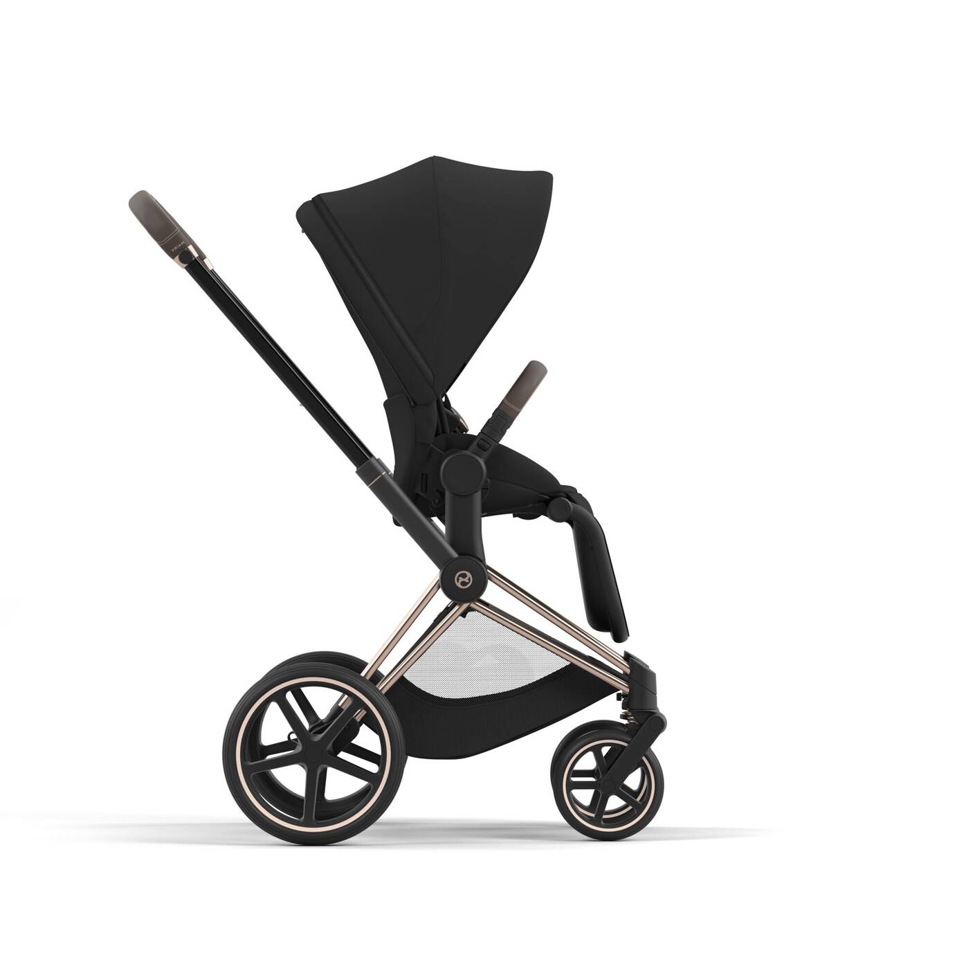 CYBEX PRIAM Set Gestell in Roségold - Sepia Black