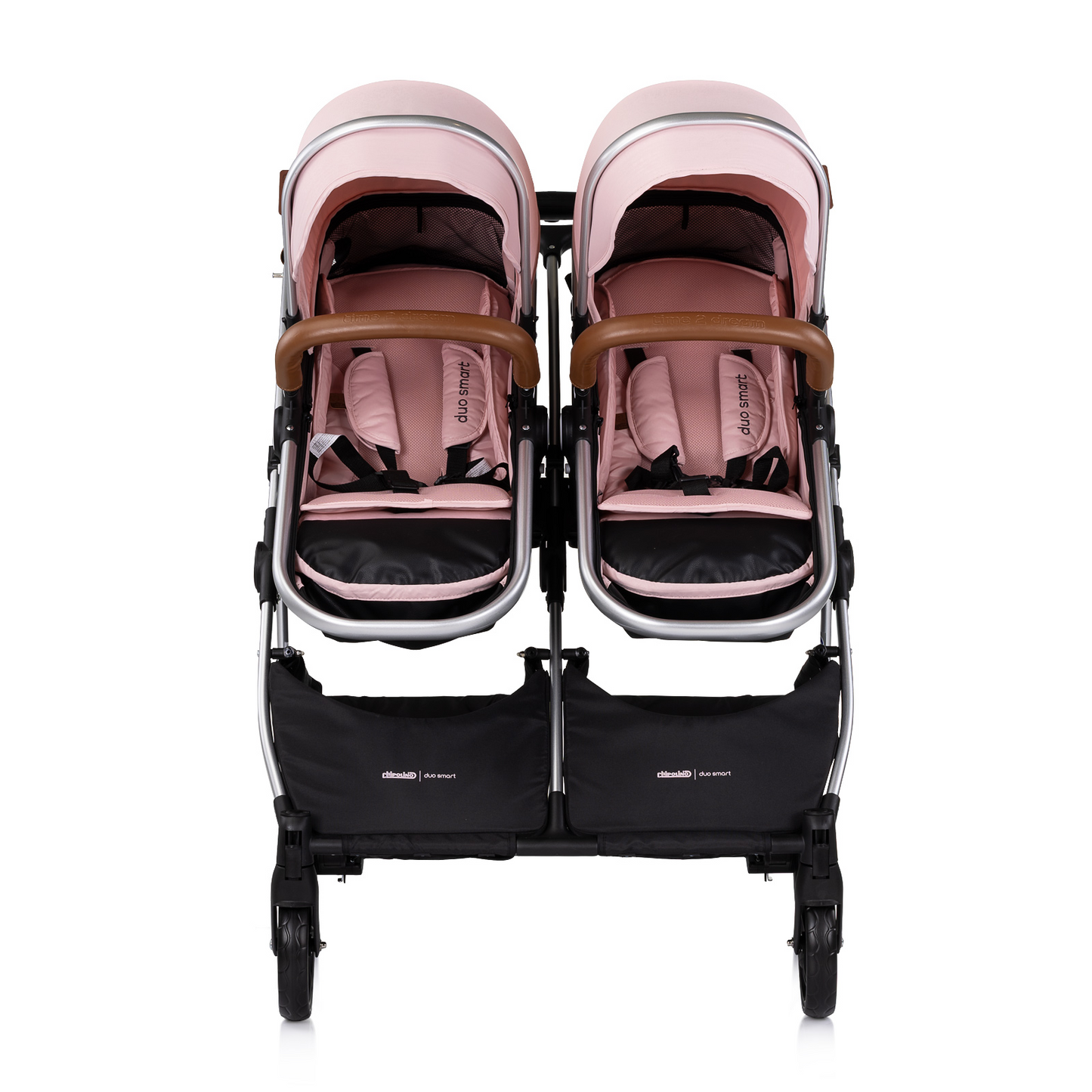 KINDERWAGEN FÜR ZWEI KINDER DUO SMART PINK
