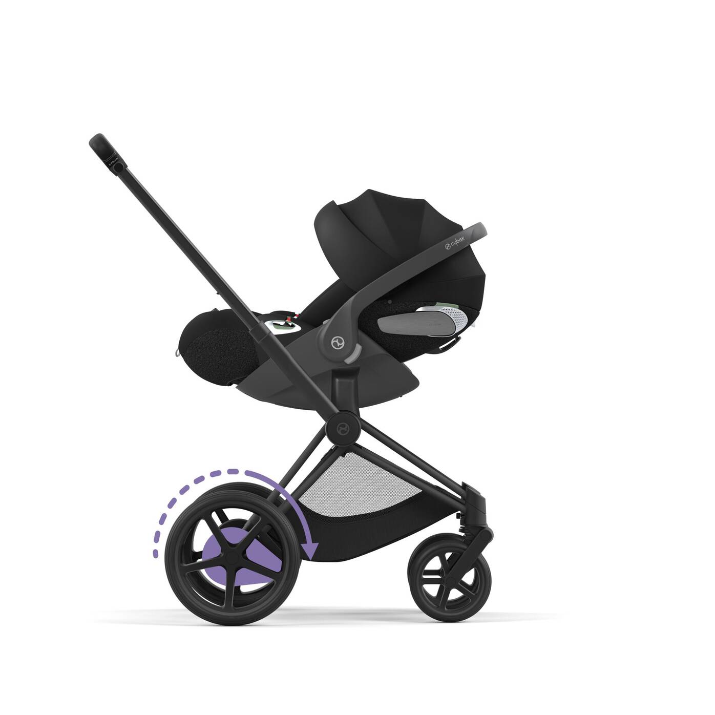 CYBEX - e-Priam Rahmen - Matt Black