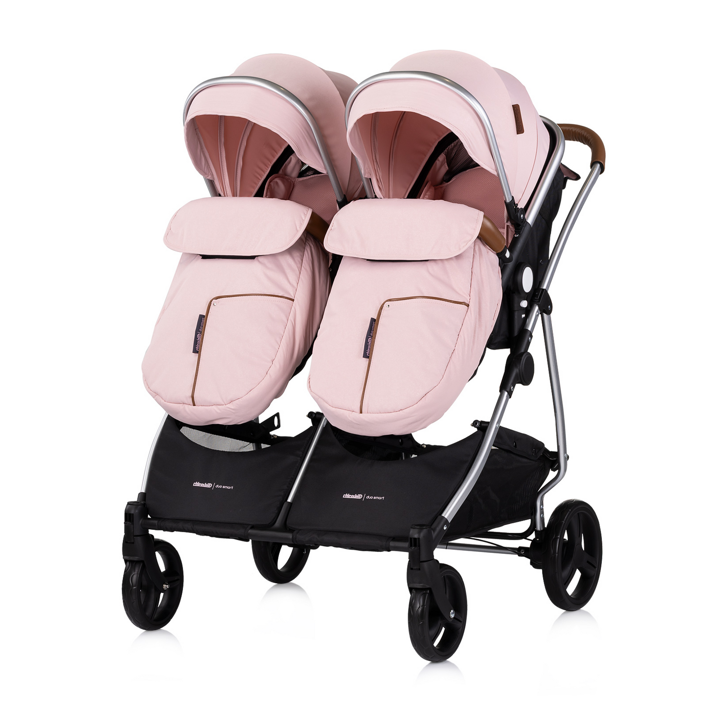 KINDERWAGEN FÜR ZWEI KINDER DUO SMART PINK