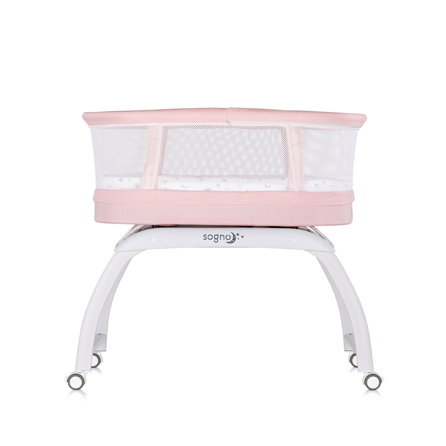 ELEKTRISCHES KINDERBETT/WIEGE MIT LED-DISPLAY „SOGNO“ PINK