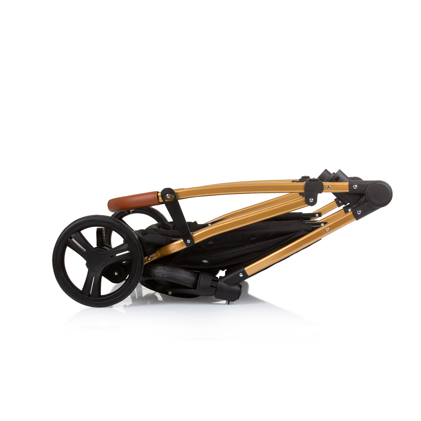 KINDERWAGEN FÜR ZWEI KINDER DUO SMART OBSIDIAN / GOLD