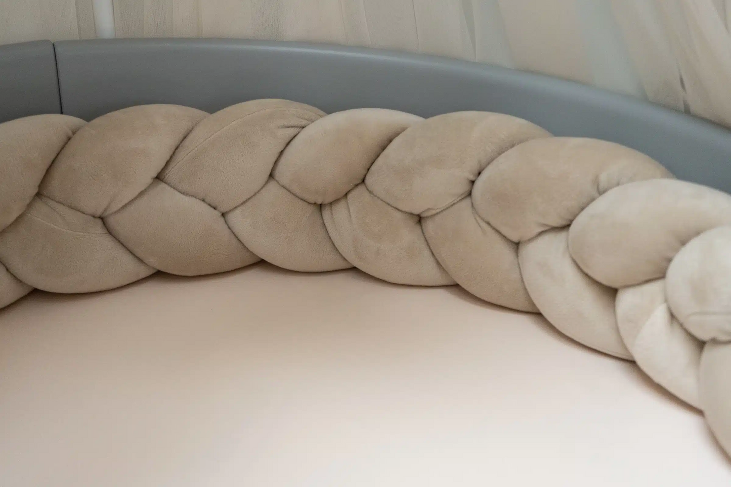 Bettnestchen - Beige 210cm (Velours)
