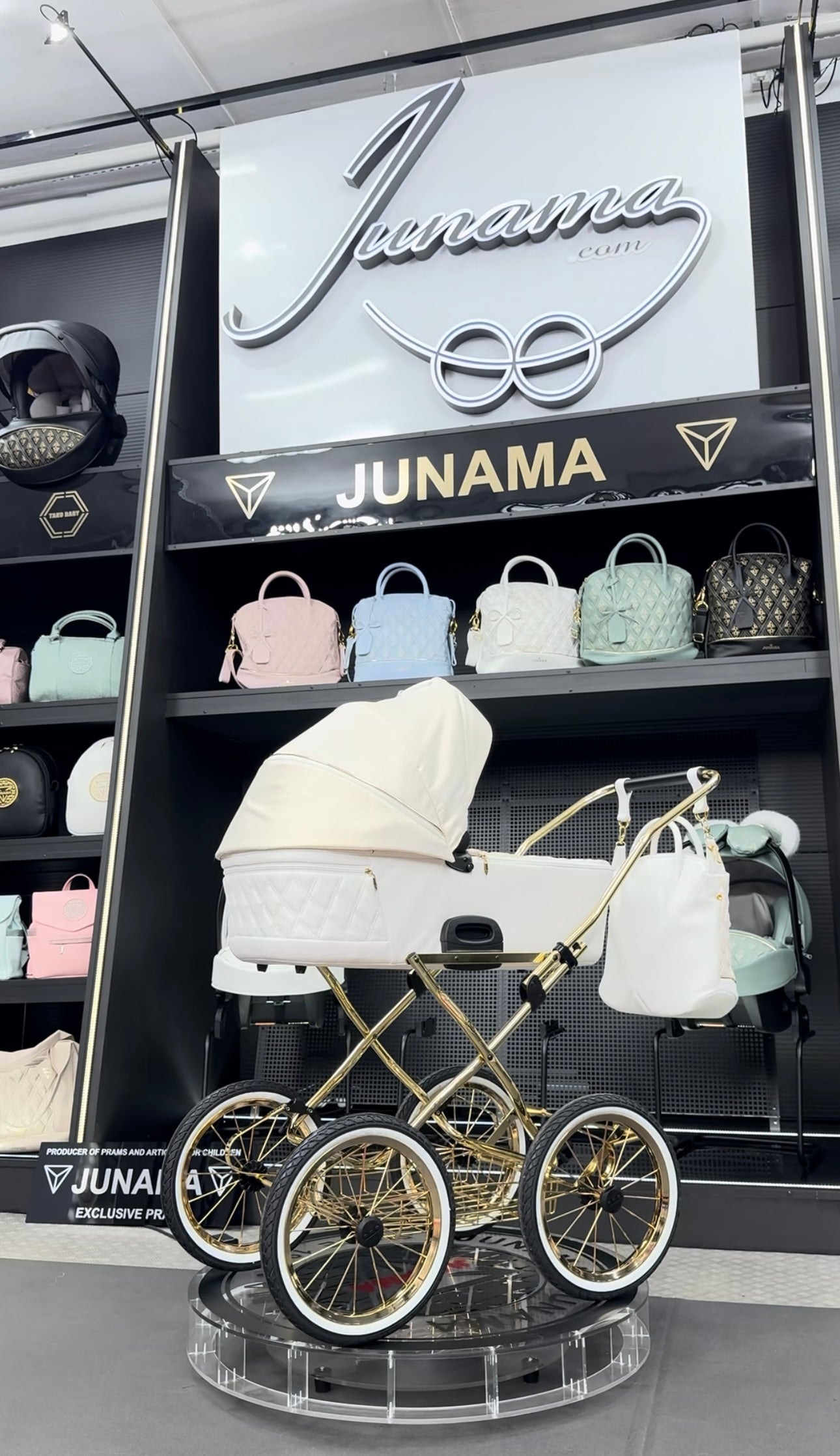 JUNAMA ELLEGANTE ArtDeco - WHITE RETRO