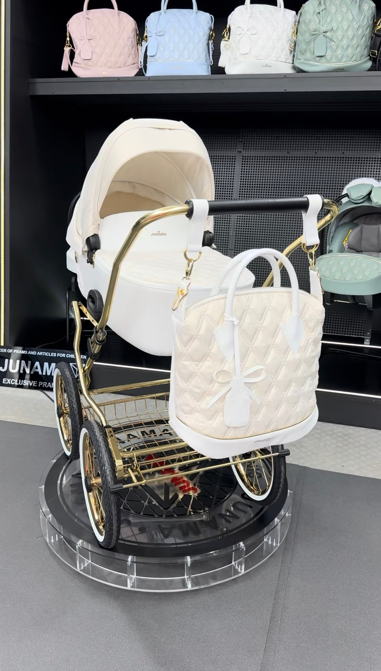JUNAMA ELLEGANTE ArtDeco - WHITE RETRO