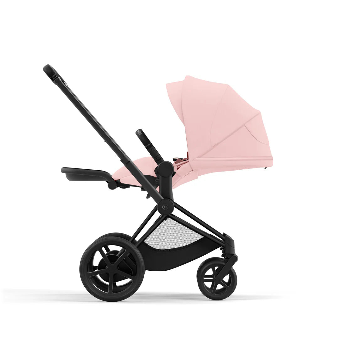 CYBEX e-PRIAM Set Gestell in Matt Black - Peach Pink