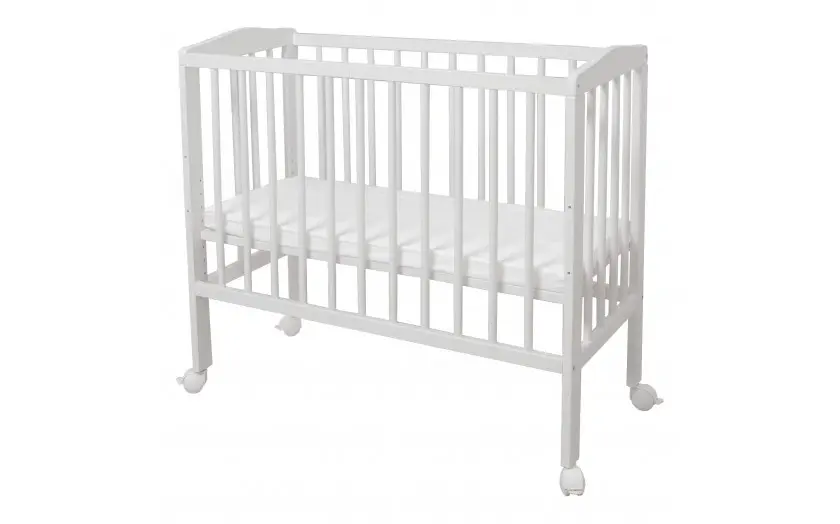 Beistellbett 2in1 mit Bezug WEIß