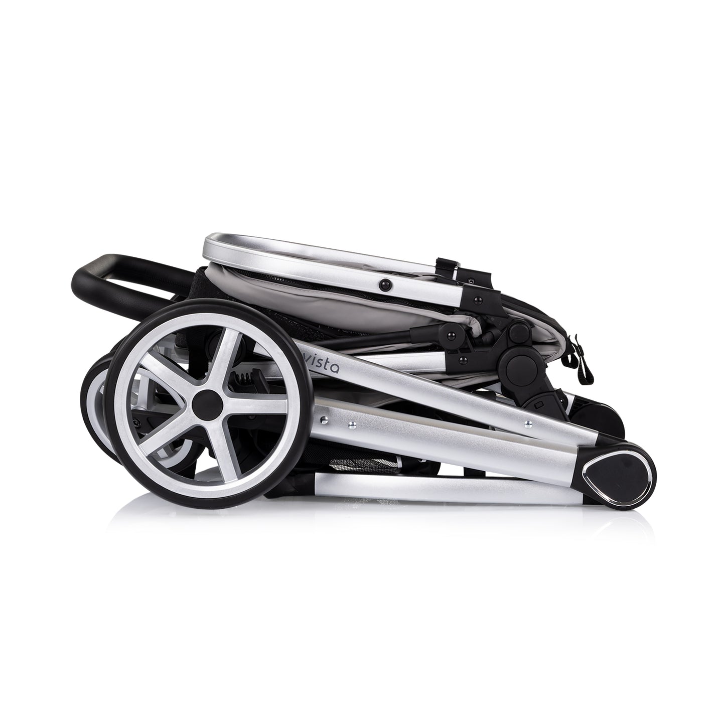 3-in-1 VERWANDELBARER KINDERWAGEN „VISTA“ CLOUDGREY