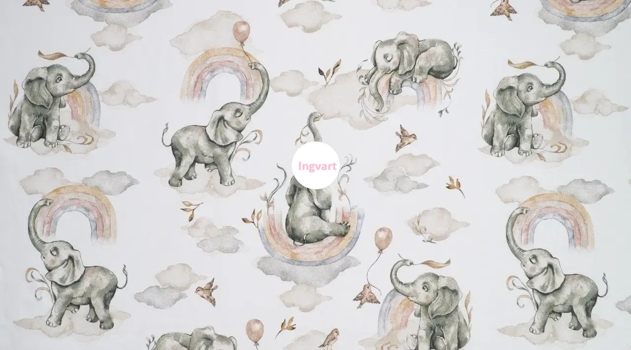 Baby Elephant Baumwollbettlaken