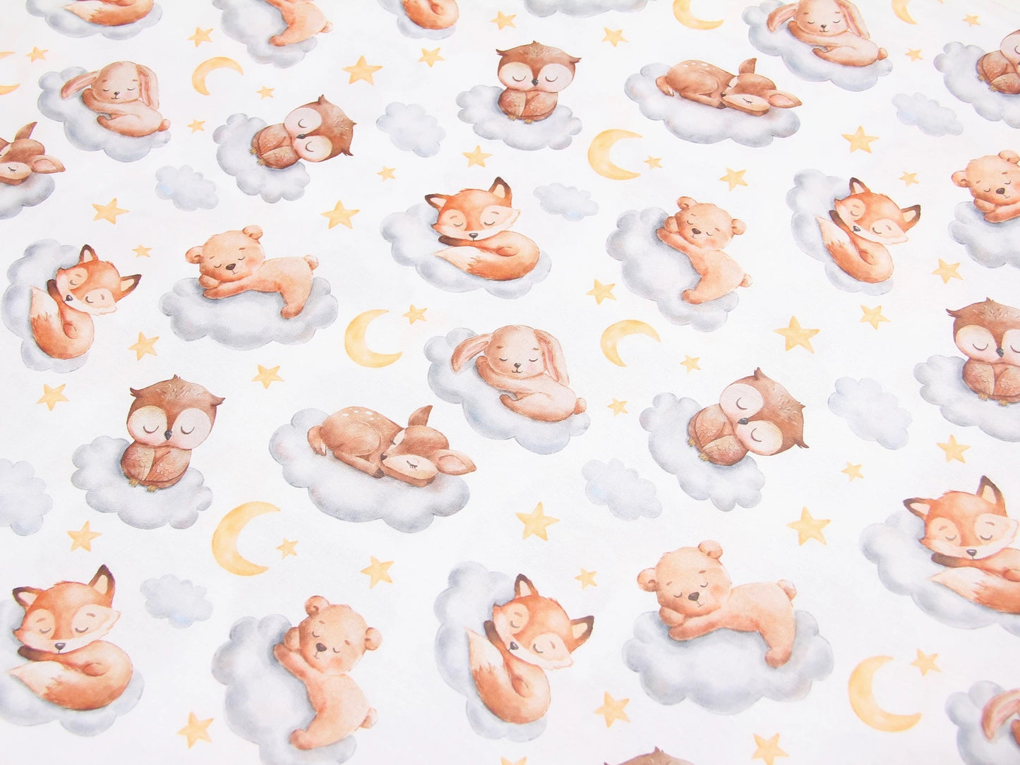 Baumwolllaken, Tier auf einer Wolke