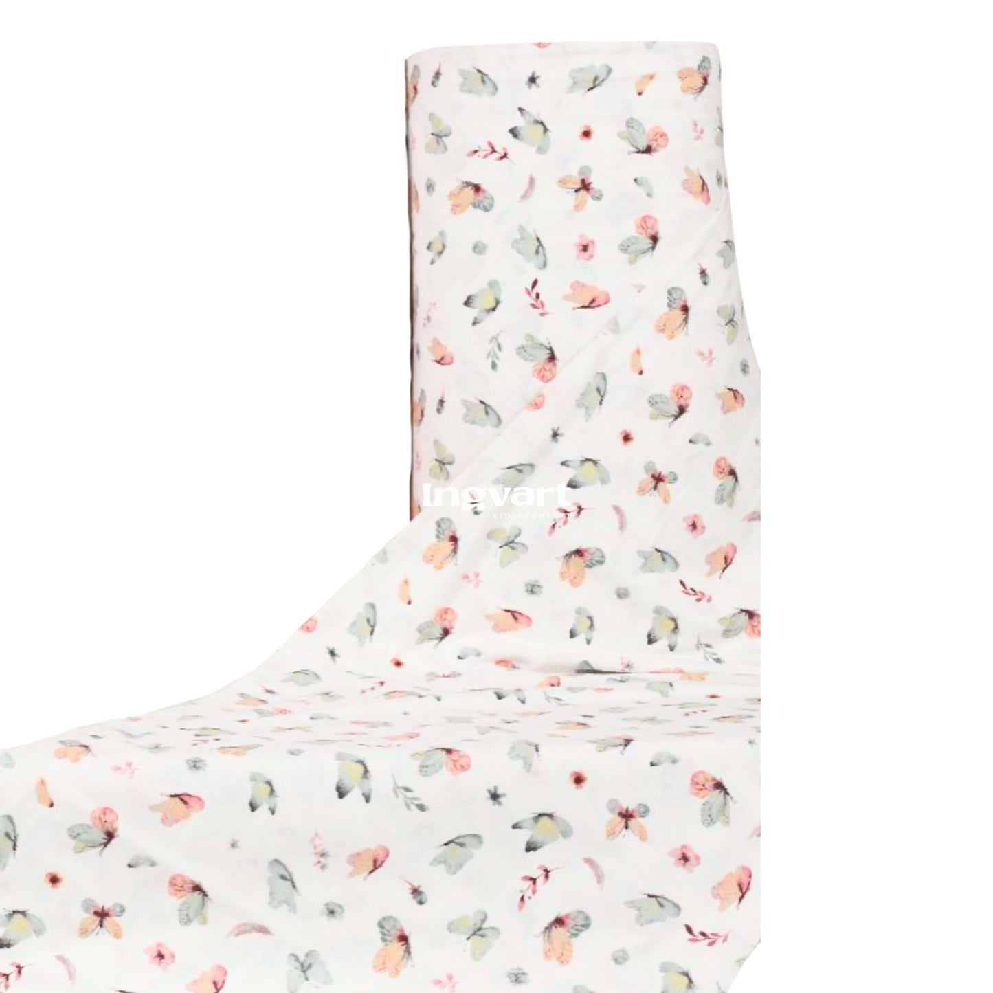 Baumwolllaken mit Schmetterlingen