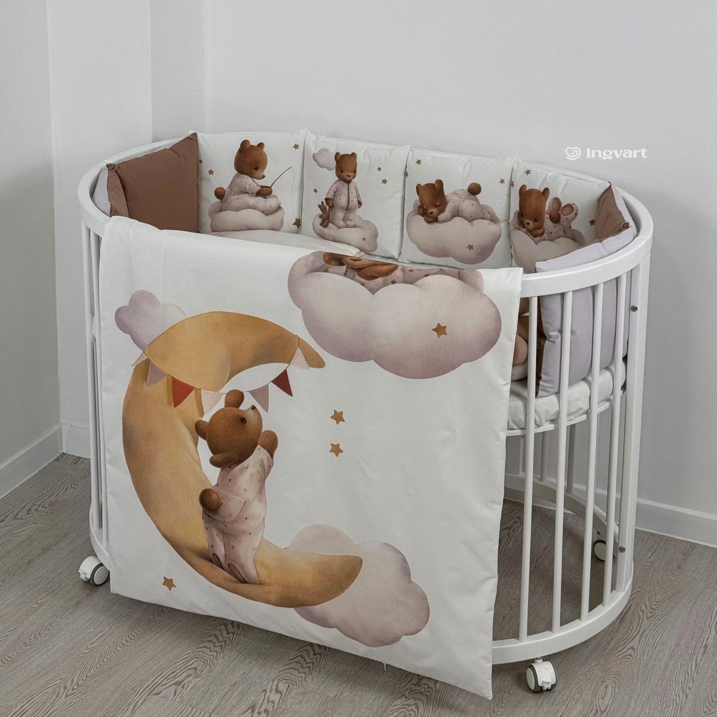 Bettwäscheset „Teddie im Pyjama“